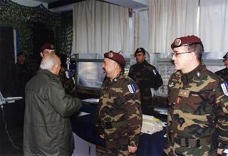 Visita di stato del Presidente della Repubblica Oscar Luigi Scalfaro in Bosnia-Erzegovina, per un incontro a Sarajevo con il Presidente Alija Izetbegovi e con il Contingente italiano dell'IFOR