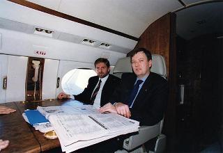 Visita di stato del Presidente della Repubblica Oscar Luigi Scalfaro in Bosnia-Erzegovina, per un incontro a Sarajevo con il Presidente Alija Izetbegovi e con il Contingente italiano dell'IFOR