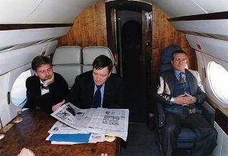 Visita di stato del Presidente della Repubblica Oscar Luigi Scalfaro in Bosnia-Erzegovina, per un incontro a Sarajevo con il Presidente Alija Izetbegovi e con il Contingente italiano dell'IFOR