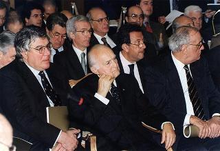 Intervento del Presidente della Repubblica, in forma ufficiale, all'inaugurazione dell'anno giudiziario della Corte per il 1997. Roma, Palazzo della Corte dei Conti