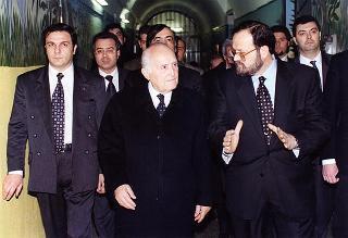 Intervento del Presidente della Repubblica per una visita al Centro "Paolo Borsellino" di Palermo