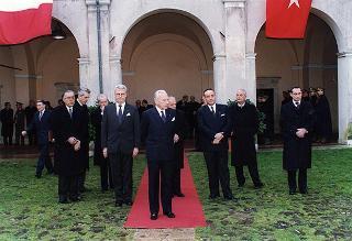 Visita del Presidente della Repubblica all'Ospedale S. Giovanni Battista dell'Associazione dei Cavalieri italiani del Sovrano Militare Ordine di Malta