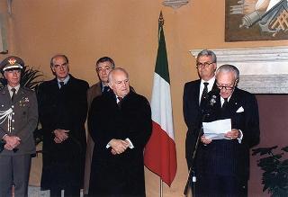 Visita del Presidente della Repubblica all'Ospedale S. Giovanni Battista dell'Associazione dei Cavalieri italiani del Sovrano Militare Ordine di Malta