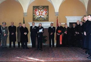 Visita del Presidente della Repubblica all'Ospedale S. Giovanni Battista dell'Associazione dei Cavalieri italiani del Sovrano Militare Ordine di Malta