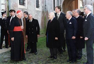 Visita del Presidente della Repubblica all'Ospedale S. Giovanni Battista dell'Associazione dei Cavalieri italiani del Sovrano Militare Ordine di Malta