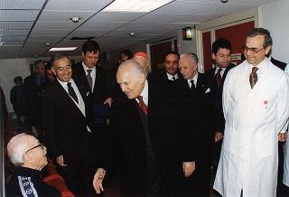 Visita del Presidente della Repubblica all'Ospedale S. Giovanni Battista dell'Associazione dei Cavalieri italiani del Sovrano Militare Ordine di Malta