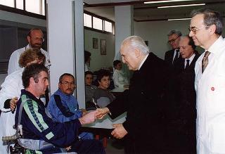 Visita del Presidente della Repubblica all'Ospedale S. Giovanni Battista dell'Associazione dei Cavalieri italiani del Sovrano Militare Ordine di Malta