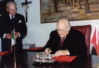 Visita del Presidente della Repubblica all'Ospedale S. Giovanni Battista dell'Associazione dei Cavalieri italiani del Sovrano Militare Ordine di Malta