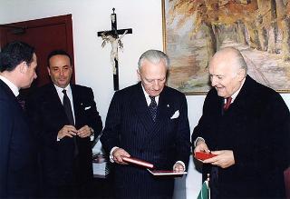 Visita del Presidente della Repubblica all'Ospedale S. Giovanni Battista dell'Associazione dei Cavalieri italiani del Sovrano Militare Ordine di Malta