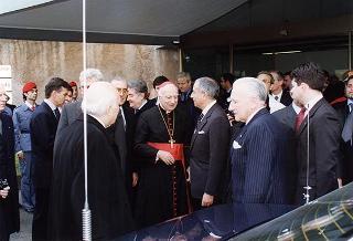 Visita del Presidente della Repubblica all'Ospedale S. Giovanni Battista dell'Associazione dei Cavalieri italiani del Sovrano Militare Ordine di Malta