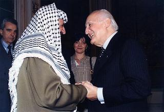 Incontro con il Presidente dell'Autorità Nazionale Palestinese Yasser Arafat