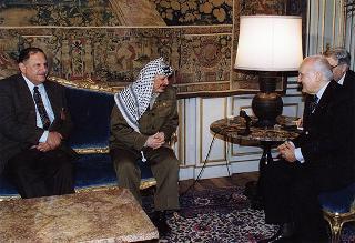 Incontro con il Presidente dell'Autorità Nazionale Palestinese Yasser Arafat