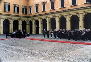 Visita di Stato in Italia del Presidente della Repubblica di Finlandia Martti Ahtisaari e signora