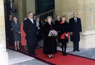 Visita di Stato in Italia del Presidente della Repubblica di Finlandia Martti Ahtisaari e signora