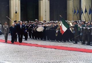 Visita di Stato in Italia del Presidente della Repubblica di Finlandia Martti Ahtisaari e signora