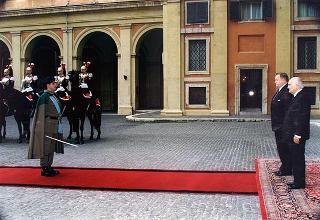Visita di Stato in Italia del Presidente della Repubblica di Finlandia Martti Ahtisaari e signora