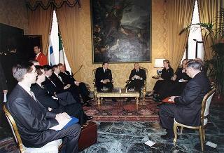 Visita di Stato in Italia del Presidente della Repubblica di Finlandia Martti Ahtisaari e signora