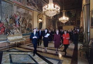 Visita di Stato in Italia del Presidente della Repubblica di Finlandia Martti Ahtisaari e signora