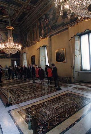 Visita di Stato in Italia del Presidente della Repubblica di Finlandia Martti Ahtisaari e signora