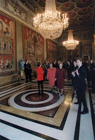 Visita di Stato in Italia del Presidente della Repubblica di Finlandia Martti Ahtisaari e signora