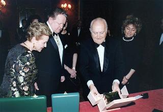Visita di Stato in Italia del Presidente della Repubblica di Finlandia Martti Ahtisaari e signora