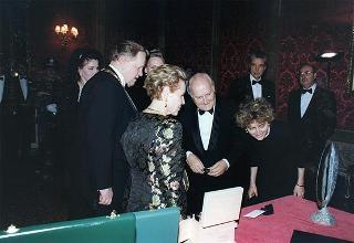Visita di Stato in Italia del Presidente della Repubblica di Finlandia Martti Ahtisaari e signora
