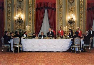 Visita di Stato in Italia del Presidente della Repubblica di Finlandia Martti Ahtisaari e signora