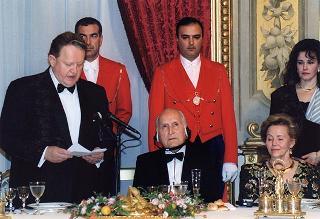 Visita di Stato in Italia del Presidente della Repubblica di Finlandia Martti Ahtisaari e signora