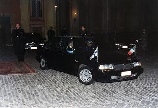 Visita di Stato in Italia del Presidente della Repubblica di Finlandia Martti Ahtisaari e signora