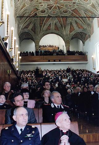 Intervento del Presidente della Repubblica all'inaugurazione dell'anno accademico 1996-1997 dell'Università Cattolica del Sacro Cuore a Milano