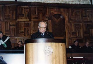 Intervento del Presidente della Repubblica all'inaugurazione dell'anno accademico 1996-1997 dell'Università Cattolica del Sacro Cuore a Milano