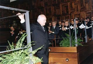 Intervento del Presidente della Repubblica all'inaugurazione dell'anno accademico 1996-1997 dell'Università Cattolica del Sacro Cuore a Milano