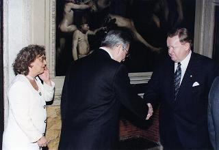 Intervento del Presidente della Repubblica al ricevimento offerto dal Presidente della Finlandia e dalla signora Ahtisaari
