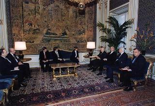 Incontro del Presidente della Repubblica Oscar Luigi Scalfaro con la Signora Tansu Ciller, Vice Primo Ministro e ministro per gli affari esteri della Turchia