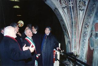 Intervento del Presidente della Repubblica alla cerimonia inaugurale del restauro degli affreschi di Piero della Francesca nella chiesa di S. Francesco ad Arezzo