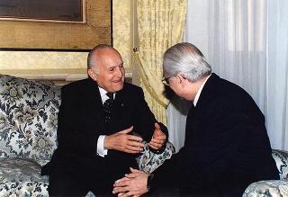 Intervento alla prima udienza pubblica della Corte Costituzionale per l'anno 1997. Roma (Palazzo della Consulta)