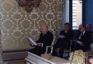 Intervento alla prima udienza pubblica della Corte Costituzionale per l'anno 1997. Roma (Palazzo della Consulta)