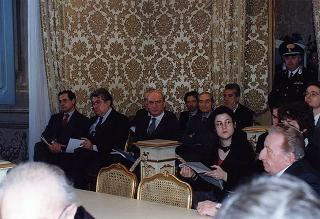 Intervento alla prima udienza pubblica della Corte Costituzionale per l'anno 1997. Roma (Palazzo della Consulta)