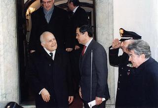 Intervento alla prima udienza pubblica della Corte Costituzionale per l'anno 1997. Roma (Palazzo della Consulta)