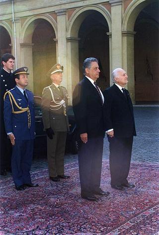 Visita di Stato in Italia del Presidente della Repubblica Federativa del Brasile Fernando Henrique Cardoso e signora