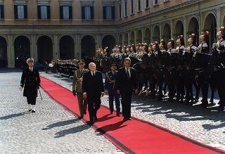Visita di Stato in Italia del Presidente della Repubblica Federativa del Brasile Fernando Henrique Cardoso e signora