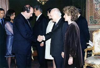 Visita di Stato in Italia del Presidente della Repubblica Federativa del Brasile Fernando Henrique Cardoso e signora