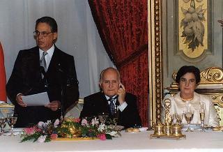 Visita di Stato in Italia del Presidente della Repubblica Federativa del Brasile Fernando Henrique Cardoso e signora