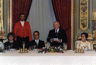 Visita di Stato in Italia del Presidente della Repubblica Federativa del Brasile Fernando Henrique Cardoso e signora