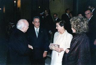 Visita di Stato in Italia del Presidente della Repubblica Federativa del Brasile Fernando Henrique Cardoso e signora