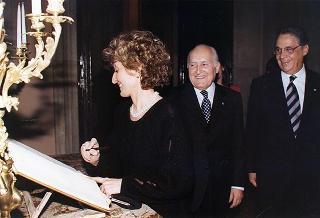 Pranzo a Palazzo Doria Pamphili, offerto dal Presidente della Repubblica Federativa del Brasile e dalla Signora Cardoso in onore del Presidente della Repubblica