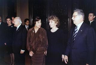 Pranzo a Palazzo Doria Pamphili, offerto dal Presidente della Repubblica Federativa del Brasile e dalla Signora Cardoso in onore del Presidente della Repubblica