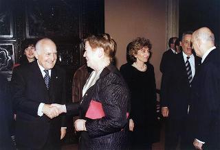Pranzo a Palazzo Doria Pamphili, offerto dal Presidente della Repubblica Federativa del Brasile e dalla Signora Cardoso in onore del Presidente della Repubblica
