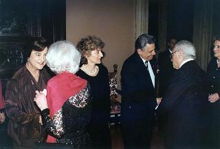 Pranzo a Palazzo Doria Pamphili, offerto dal Presidente della Repubblica Federativa del Brasile e dalla Signora Cardoso in onore del Presidente della Repubblica
