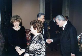 Pranzo a Palazzo Doria Pamphili, offerto dal Presidente della Repubblica Federativa del Brasile e dalla Signora Cardoso in onore del Presidente della Repubblica